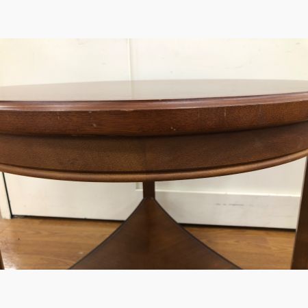 マルニ木工 サイドテーブル ブラウン ラウンド 地中海シリーズ
