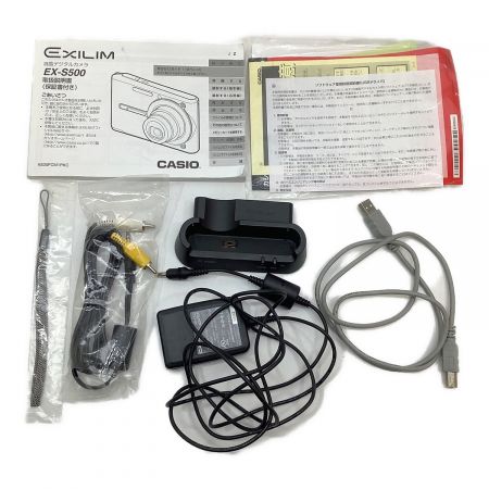 CASIO (カシオ) コンパクトデジタルカメラ 38mm～114mm EX-S500 525万画素 専用電池 ISO50～400 1/8～1/2000 秒 -