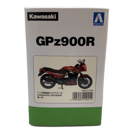 109212 完成品バイク 1/12 KAWASAKI GPZ900R 赤/灰