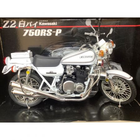完成品バイク 1/12 Kawasaki 750RS-P（Z2白バイ）