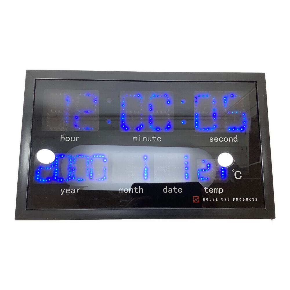 HOUSE USE PRODUCTS LEDクロック｜トレファクONLINE