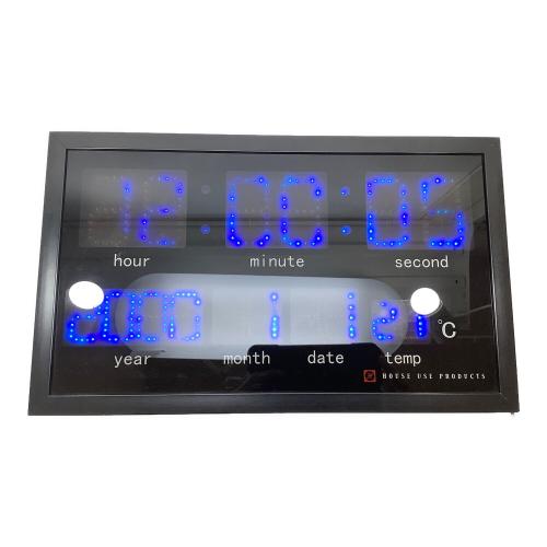 HOUSE USE PRODUCTS LEDクロック