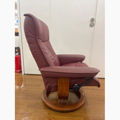 Ekornes (エコーネス) ストレスレスチェア ブラウン オットマン付