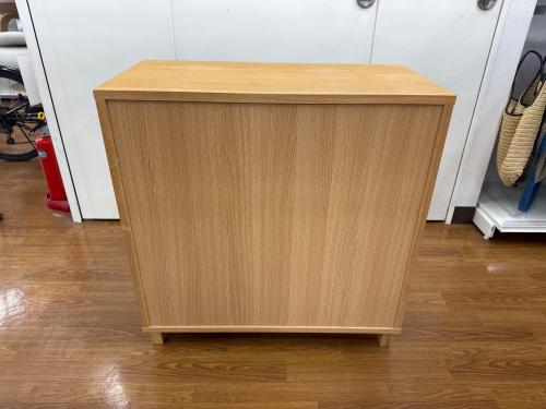 無印良品 (ムジルシリョウヒン) キャビネット ナチュラル 2枚扉