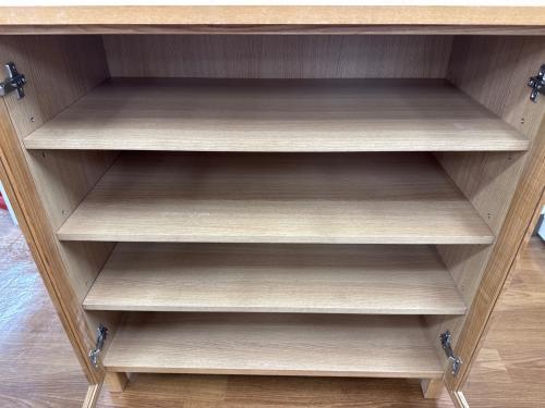 無印良品 (ムジルシリョウヒン) キャビネット ナチュラル 2枚扉