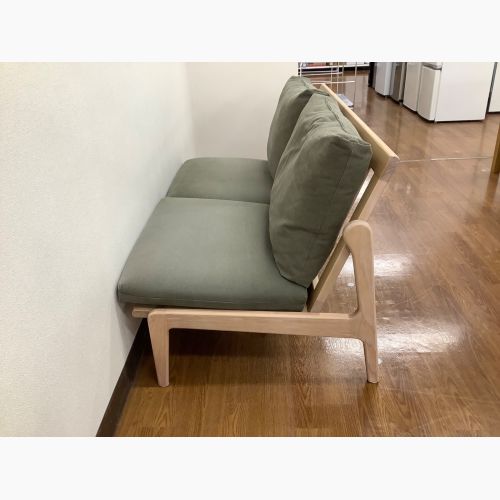 journal standard Furniture (ジャーナルスタンダードファニチャー) 2人掛けソファー グレー 336 アッシュ材×ファブリック COLTON