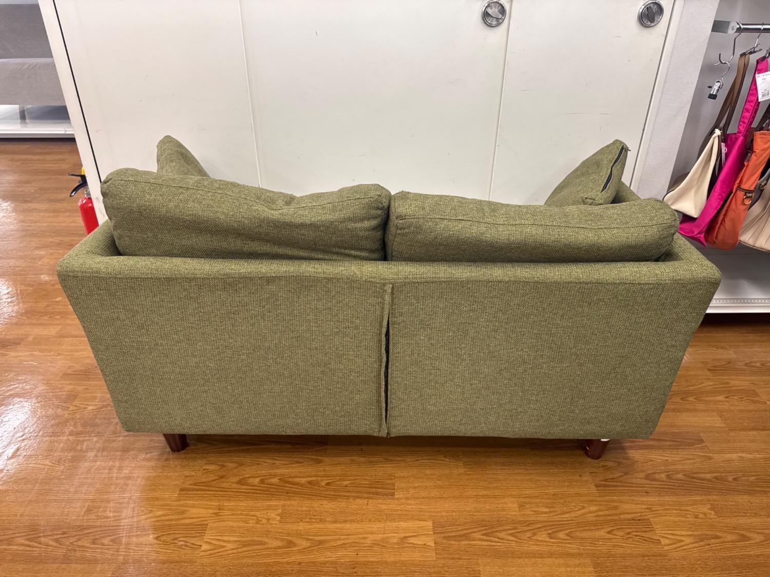 ニトリ 2人掛けソファー グリーン LOWYEN｜トレファクONLINE