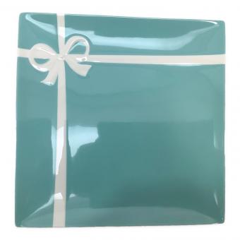TIFFANY & Co. (ティファニー) スクエアプレート 24cm ブルーボックス