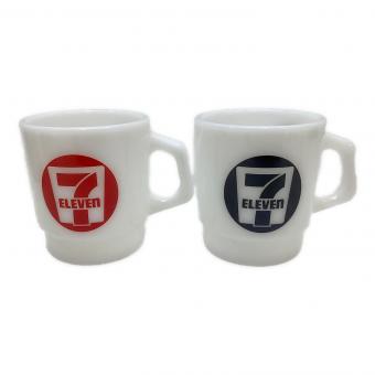 Fire King (ファイヤーキング) マグカップ SEVEN ELEVEN 2Pセット