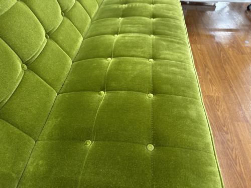 カリモク60 (カリモクロクマル) Kチェア2シーター モケットグリーン