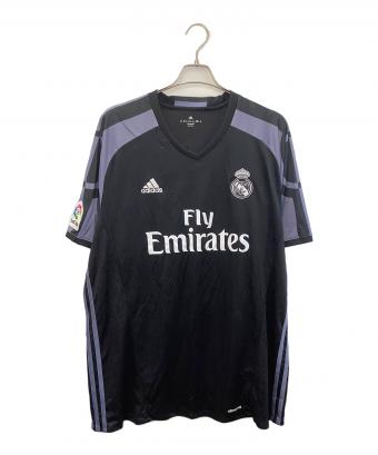 adidas (アディダス) ゲームシャツ ブラック×パープル サイズ:6XO