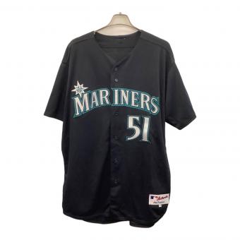 Majestic (マジェスティック) 応援グッズ SIZE 52 ブラック USA製  Athletic ユニフォーム #51 イチロー プロ仕様モデル