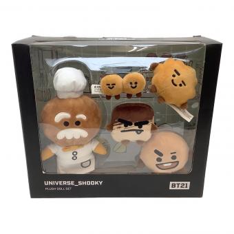 ヌイグルミ BT21 UNIVERSE SHOOKY PLUSH DOLL SET