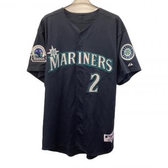 Majestic (マジェスティック) 応援グッズ SIZE 48 ブラック Athletic ユニフォーム #2 城島 健司 プロ仕様モデル