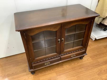 ナガノインテリア　飾り棚　キャビネット　アンティーク調　白家具　ヨーロピアン NAGANO INTERIOR (ナガノインテリア) キャビネット アンティーク