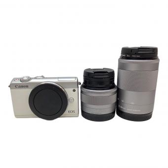 CANON (キヤノン) ミラーレス一眼カメラ ダブルズームキット EOS M100 2420万画素 専用電池 491050006631