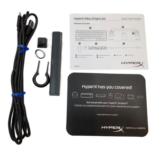 HYPERX (ハイパーエックス) ゲーミングキーボード HKBO1S-RB-US