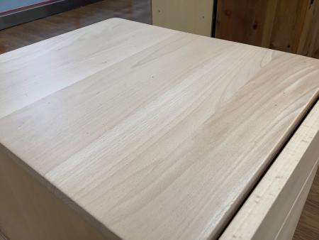 無印良品　ブナ材キャビネット 無印良品 (ムジルシリョウヒン) サイドキャビネット キャスター付き