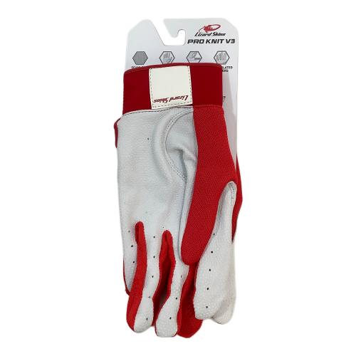 lizard skins バッティンググローブ レッド PRO KNIT V3