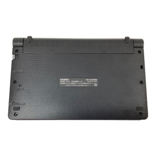 CASIO (カシオ) 電子辞書 EX-word XD-SA4900 2025年製 動作確認済み