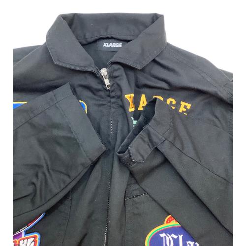 X-LARGE (エクストララージ) PILOT LOGO JUMPSUIT メンズ SIZE M ブラック 101221031009