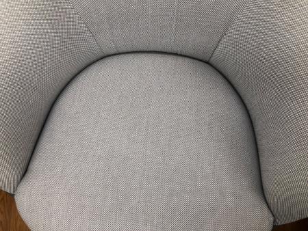 相合家具 (ソウゴウカグ) 1人掛けソファー ライトグレー オットマン付 
