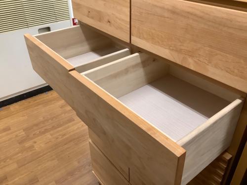 隈木工所 チェスト ナチュラル 6段 木製