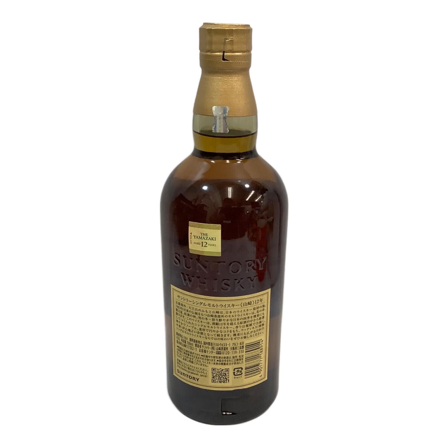 サントリー ジャパニーズウィスキー 700ml 山崎 12年 未開封