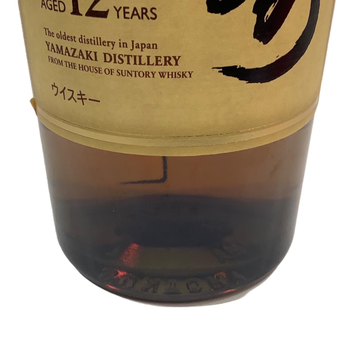 ジャパニーズウィスキー サントリー ジャパニーズウィスキー 700ml 山崎 12年 未開封