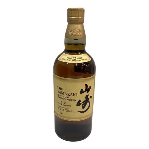 サントリー ジャパニーズウィスキー 700ml 山崎 12年 未開封