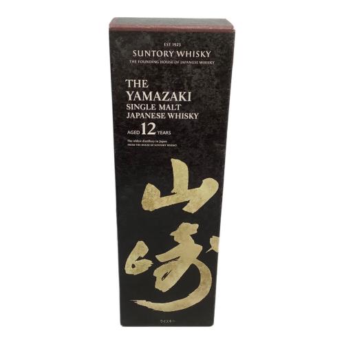 サントリー ジャパニーズウィスキー 700ml 山崎 12年 未開封