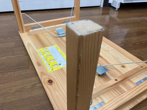 無印良品 (ムジルシリョウヒン) 折りたたみテーブル ナチュラル 97 パイン材