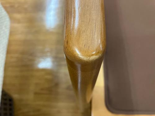 カリモク60 (カリモクロクマル) 3人掛けソファー ブラウン×ベージュ フレームチェア3シーター