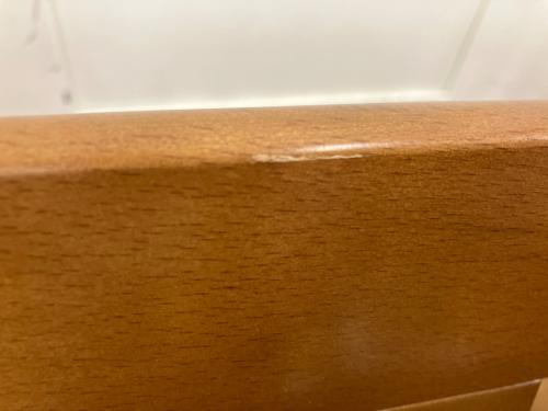 カリモク60 (カリモクロクマル) 3人掛けソファー ブラウン×ベージュ フレームチェア3シーター