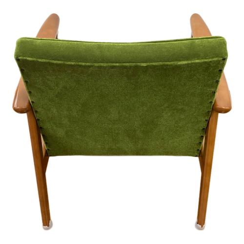 カリモク60 (カリモクロクマル) Kチェア ブラウン×グリーン