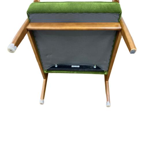 カリモク60 (カリモクロクマル) Kチェア ブラウン×グリーン