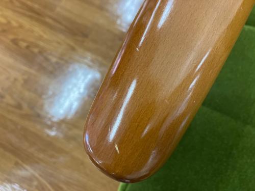 カリモク60 (カリモクロクマル) Kチェア ブラウン×グリーン