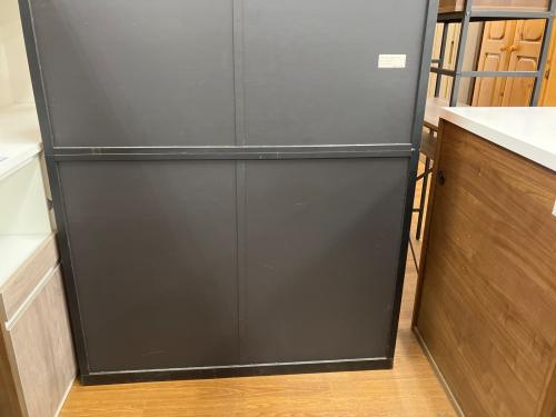 岡家具 (オカカグ) カップボード ブラウン オフタイム