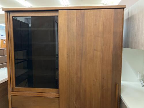 岡家具 (オカカグ) カップボード ブラウン オフタイム