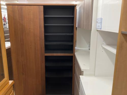 岡家具 (オカカグ) カップボード ブラウン オフタイム