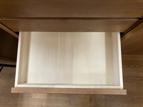 岡家具 (オカカグ) カップボード ブラウン オフタイム