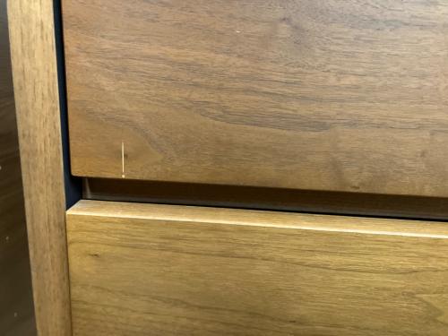 岡家具 (オカカグ) カップボード ブラウン オフタイム