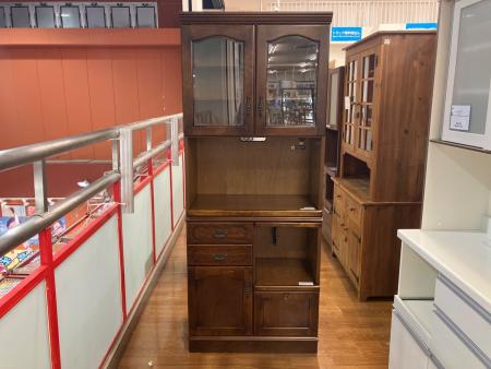 karimoku (カリモク) レンジボード ブラウン 2枚扉 コロニアル