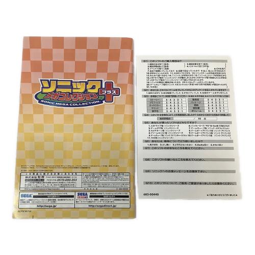 Playstation2用ソフト ソニック メガコレクション プラス/PS2/SLPM-65758/A 全年齢対象 CERO A (全年齢対象)
