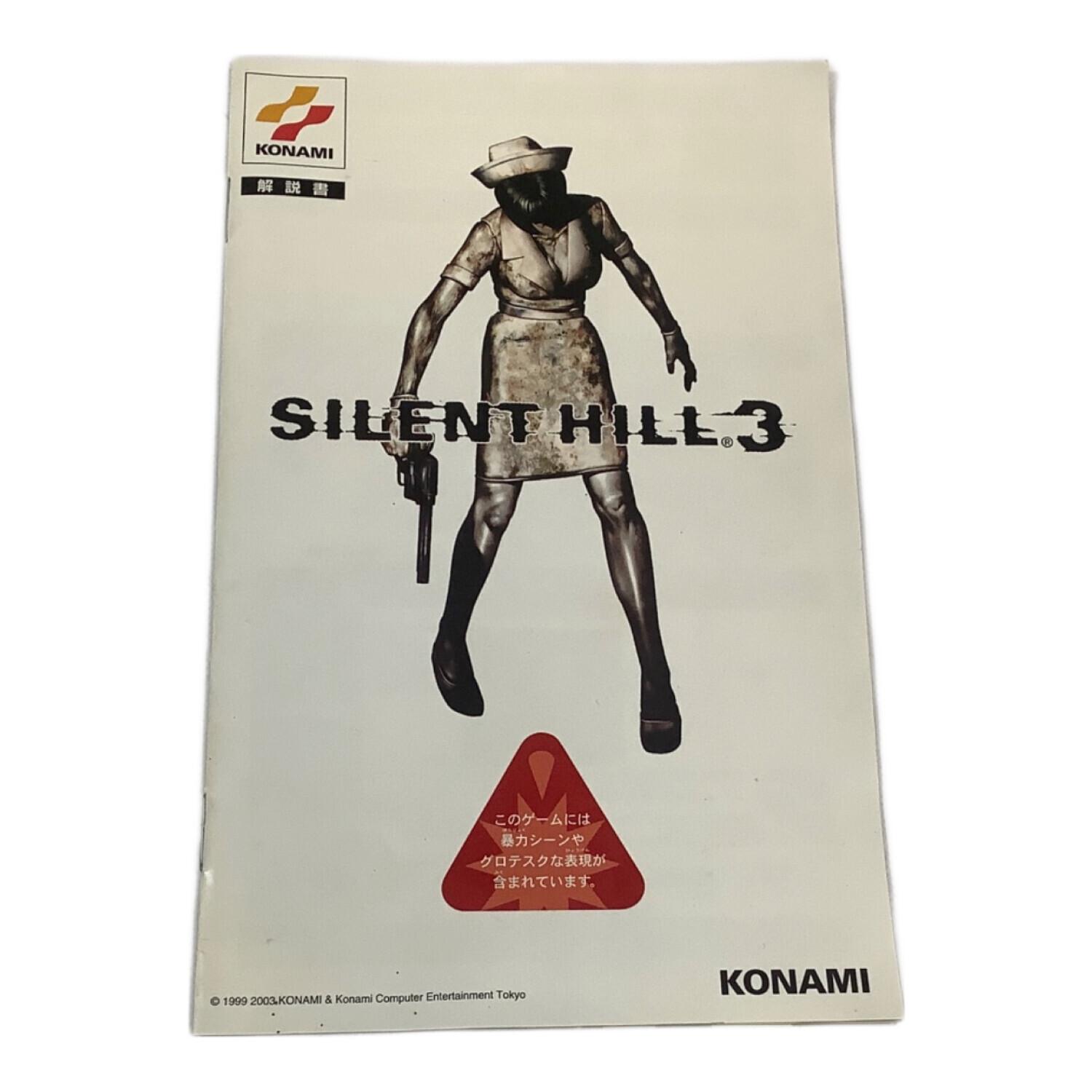 Playstation2用ソフト SILENT HILL 3 CERO C (15歳以上対象