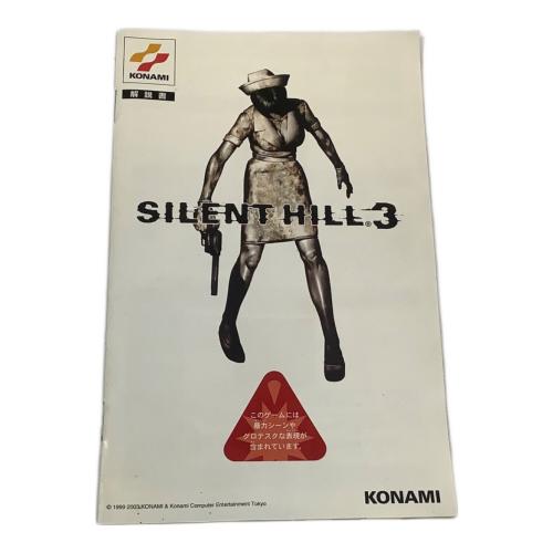 Playstation2用ソフト SILENT HILL 3 CERO C (15歳以上対象)