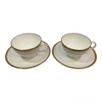 TIFFANY & Co. (ティファニー) カップ&ソーサー 金彩 2Pセット