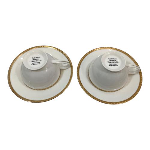TIFFANY & Co. (ティファニー) カップ&ソーサー 金彩 2Pセット