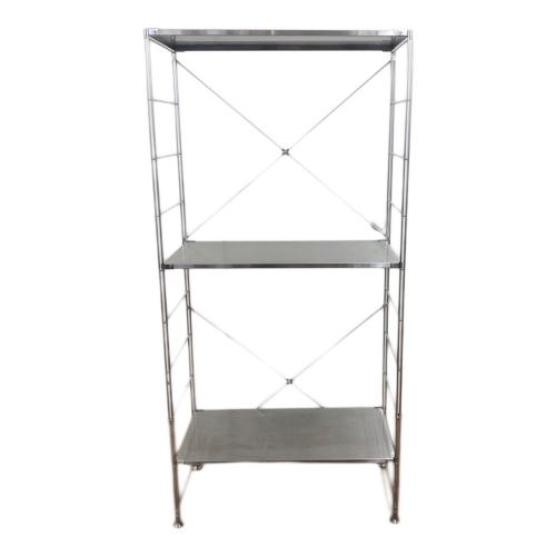 無印良品 (ムジルシリョウヒン) ステンレスユニットシェルフ シルバー 3段