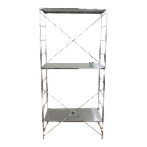 無印良品 (ムジルシリョウヒン) ステンレスユニットシェルフ シルバー 3段